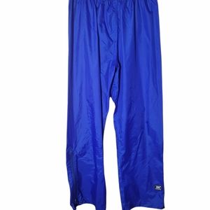Helly Hansen Packable Royal Blue Outer Shell Pants Size Large